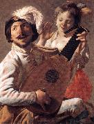 TERBRUGGHEN, Hendrick Duet ar oil on canvas